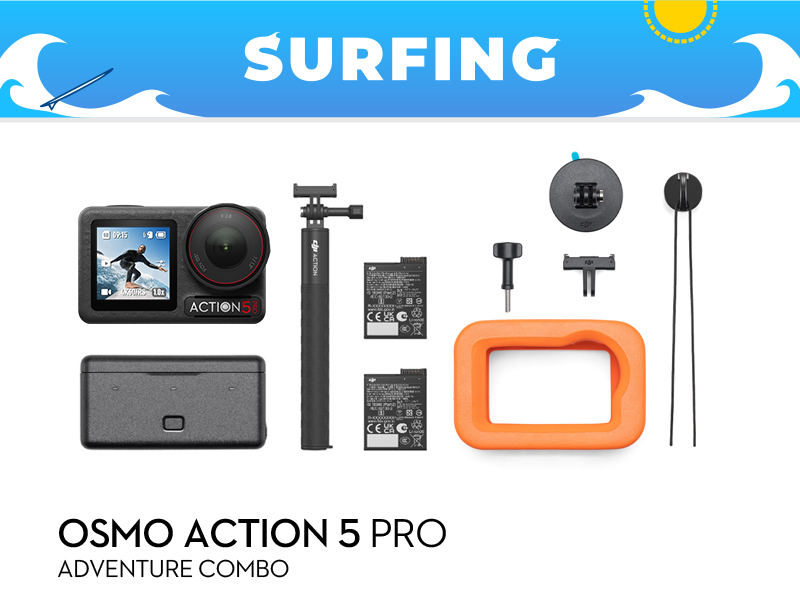 Osmo Action 5 Pro Surfing Bundle